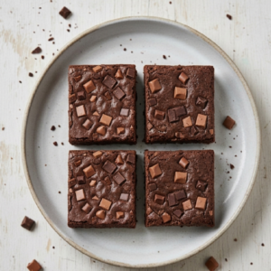 double chocolate brownie