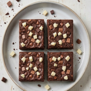 triple chocolate brownie